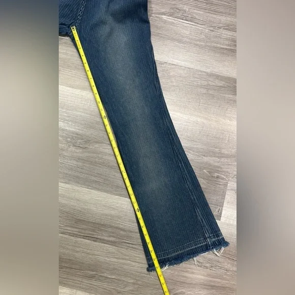 BDG urban outfitters low rise flare pinstripe jeans size 5/6 Y2K - Picture 8 of 9